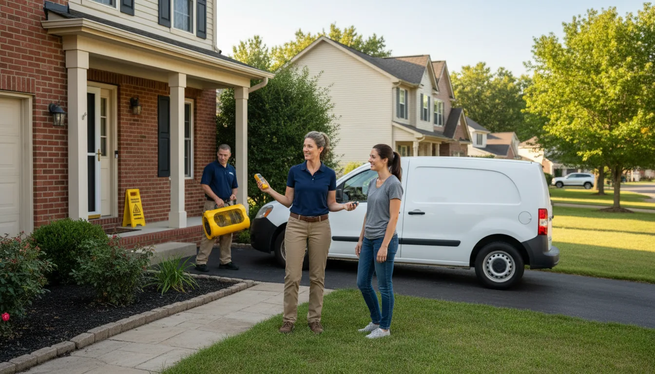 Residential water damage restoration in Douglas, WY